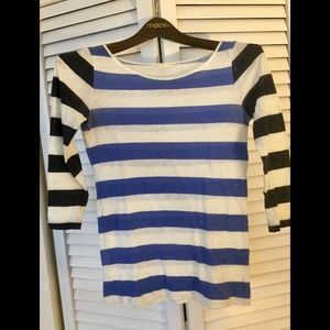 J. Crew boat-neck striped t-shirt!